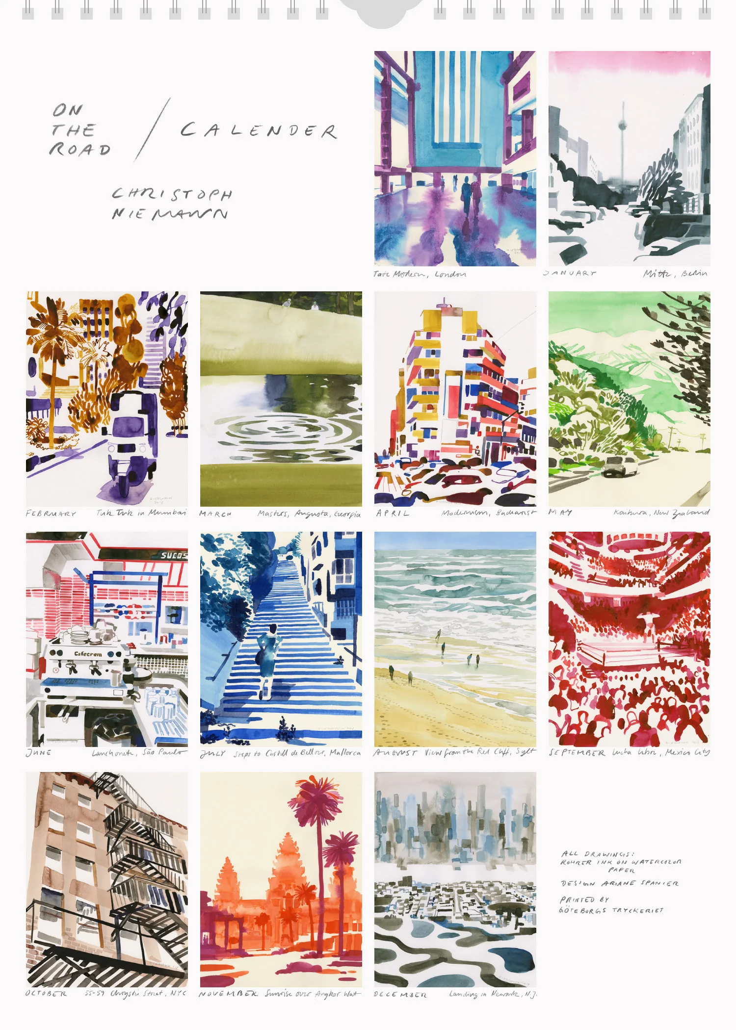 Calendar "On the Road" + Print - Image 4